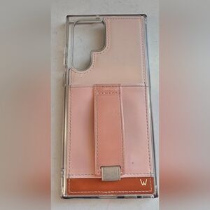 Walli Samsung S22 Ultra Phone Case Peach. Great condition.